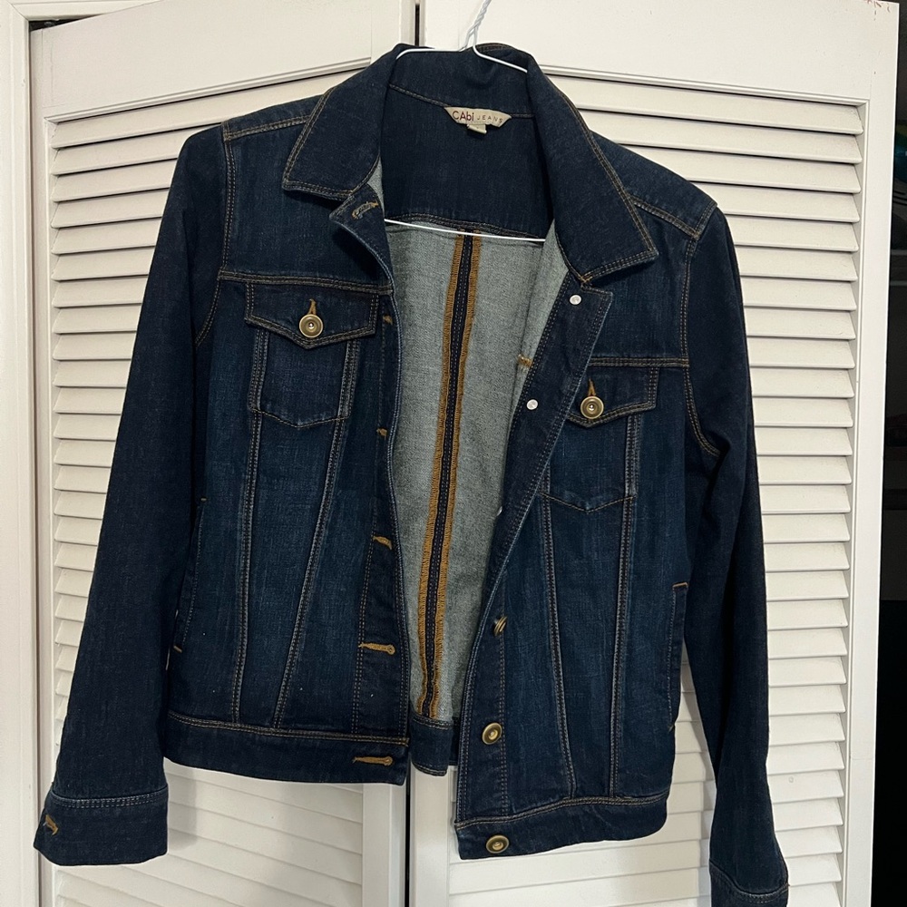 Cabi 721 Dark Blue Denim Jacket